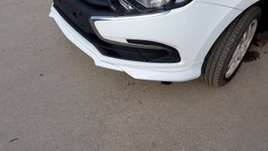 Юбка переднего бампера Лада Гранта FL
