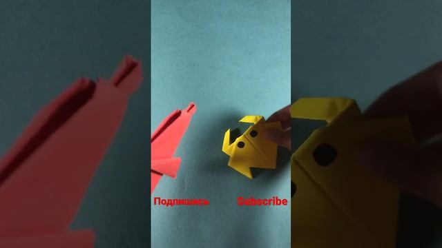 Оригами дельфин и краб | Origami dolphin and crab