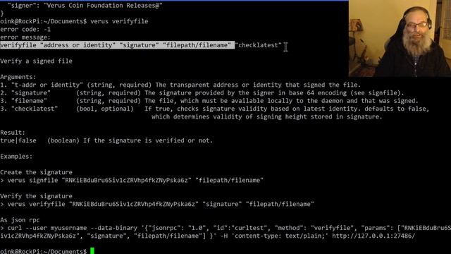 Verify a file signature on CLI смотреть онлайн