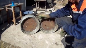 Колеса на мото блок НЕВА Своими руками