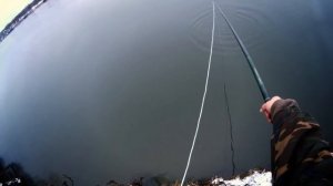 Ловля раков в ноябре. Catching crabs in November