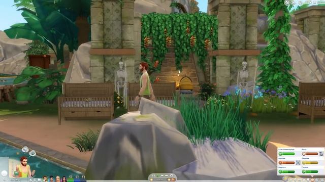 ЛЮБОВНЫЙ ТРЕУГОЛЬНИК НА ОСТРОВЕ?! - ЧЕЛЛЕНДЖ ОСТРОВ - THE SIMS 4 смотреть онлайн