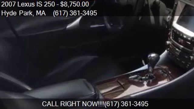 2007 Lexus IS 250 Base AWD 4dr Sedan (2.5L V6 6A) for sale i смотреть онлайн