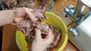 Русская колбаса сальтисон из свиной головы