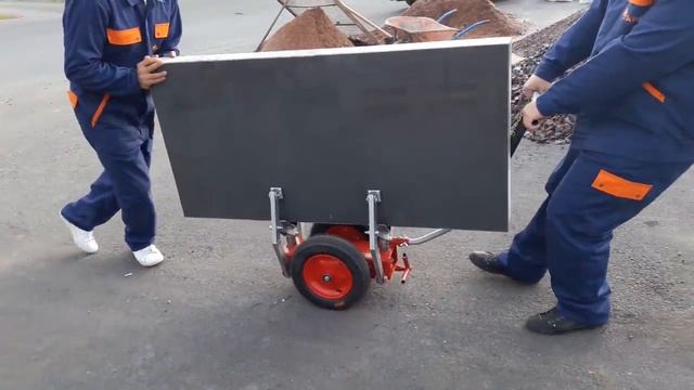 Транспортер каменных плит - SlabTrans смотреть онлайн