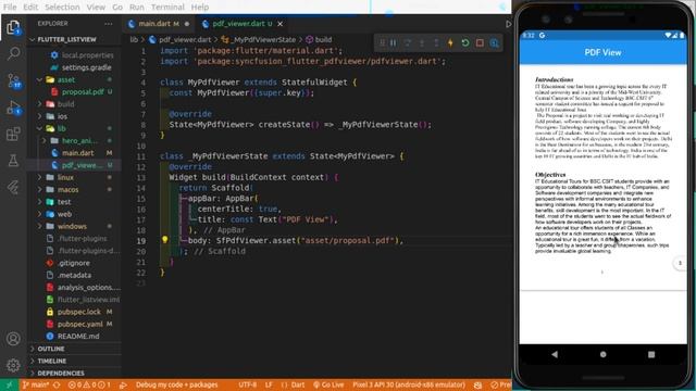 Flutter PDF || Flutter PDF Viewer || How to Display PDF File in Flutter