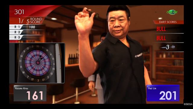 YAKUZA 6 Beating Paul Lim in darts смотреть онлайн