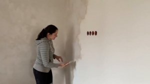 Эффект "Дюна". Нанесение декоративной краски с песком.