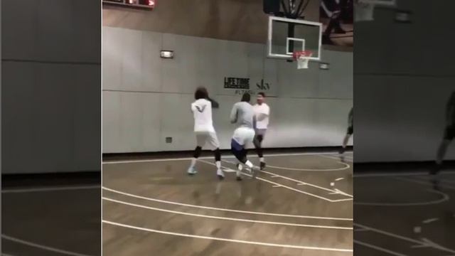 LeBron vs KD & Melo in a pickup game смотреть онлайн