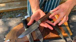 5 ножей из кованных сталей в наличии по специальной цене!?✊ #knife #нож #knives #ножи #ручнаяработа