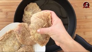 Куриная грудка в панировке с овощами и сыром