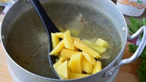 Чечевичный суп с вермишелью