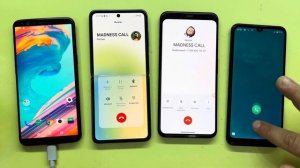 Incoming Call Google Pixel 4XL Vs Samsung Galaxy Z Flip / Outgoing Call OnePlus 5T & ZTE Blade A5