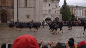 День Воронежской области в Кремле - 30.09.2017г - Развод конных и пеших караулов на Соборной площад