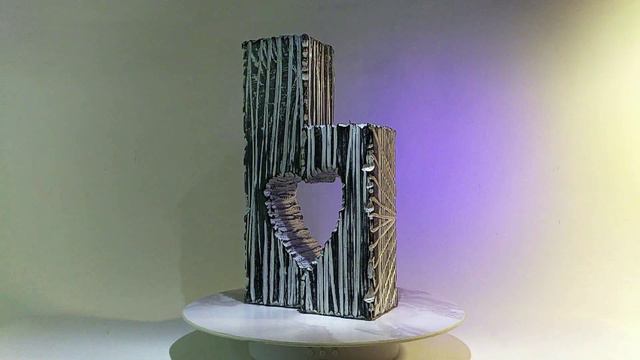 ДЕКОР. Подсвечник из дерева, ручная работа. смотреть онлайн