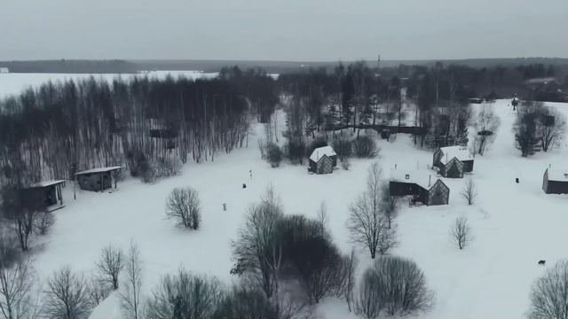 Николо Ленивец. С высоты птичьего полета. Калужская область. Куда поехать на выходные из Москвы ?