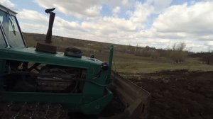 трактор т150 гусиничний  бульдозер