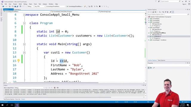C# Basics with NET Core | S1P65 | Add Id to Customer смотреть онлайн