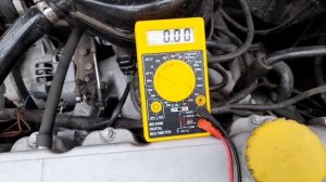 Проверка  лямбда зонда мультиметром.Какие должны быть значения. Опель Вектра  а 1.6