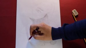 How to draw a girl and cat. Как нарисовать девушку и кошку