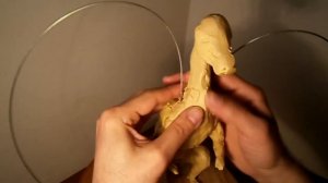 Как слепить дракона из пластилина,1часть.