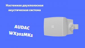 Audac WX302MK2W Корпусная, двухполосная акустическая система 30Вт(8ом), 20Вт(100вольт)