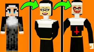 КАК МЕНЯЛАСЬ ЗЛАЯ МОНАХИНЯ И ЕЁ ЖИЗНЕННЫЙ ЦИКЛ В МАЙНКРАФТ Evil Nun minecraft