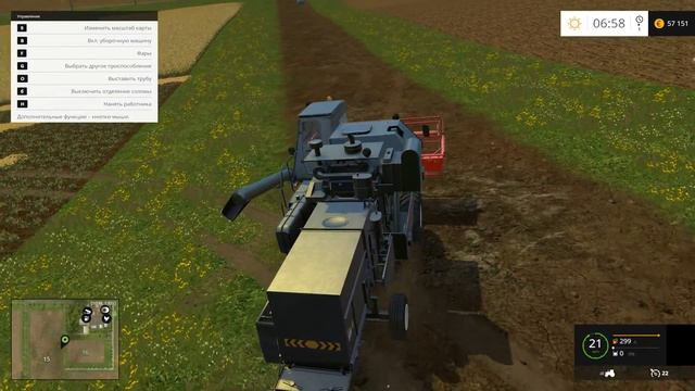 Мод комбайн Ростсельмаш НИВА multicolor Фермер Симулятор 2015 смотреть онлайн