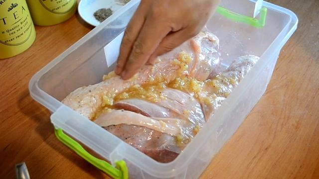 Индюшиная голень в медово-чесночном маринаде. МЯСОЖОР 86