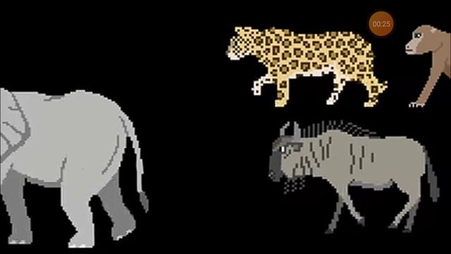 savanna animals ending TheKidsPictureShow