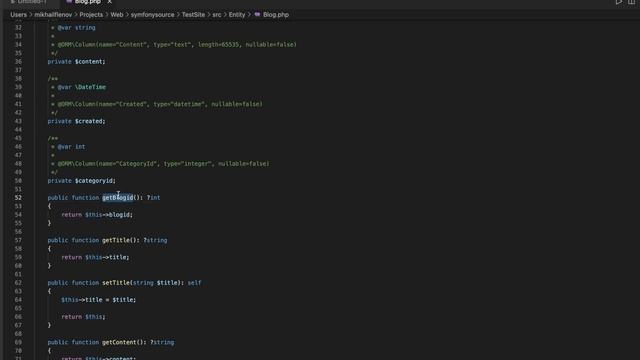 Введение в базы данных - Symfony и Doctrine
