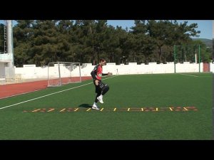 Football coaching video - soccer drill - ladder coordination (Brazil) 20