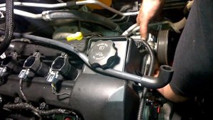 Замена термостата и антифриза на CHRYSLER 300C 2 7L ЧАСТЬ   3