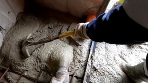 Заливаем пол в гараже(6 часть)