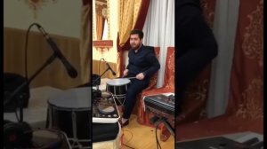 Гамзат - соло на барабане. Лезгинка.