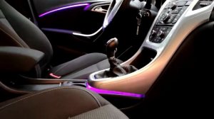 Opel Astra J   interior ambient light