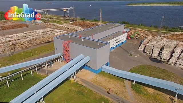 Новодвинск C высоты птичьего полета