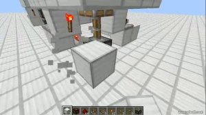 выдвижная лампа по вертикали [minecraft tutorial]