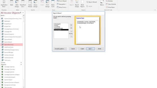 Access Objective 5.1 Practice Tasks