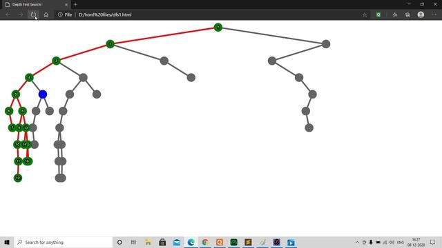 DEPTH FIRST SEARCH USING RECURSION смотреть онлайн