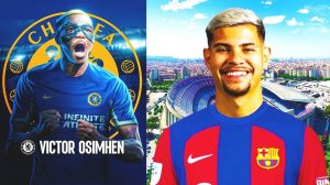 NEW BIG TRANSFERS in FOOTBALL! OSIMHEN to CHELSEA for 100+ MLN - GUIMARAES to BARCELONA!?