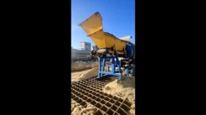 Барабанный грохот Троммель в работе