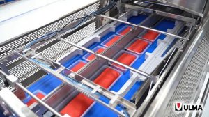 Упаковка мясных продуктов в лотки в МГС на трейсилере ULMA TSA 1200 XL D