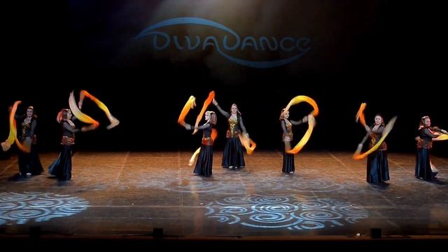 Песчаная буря Шоу  беллиданс от студии танца Divadance