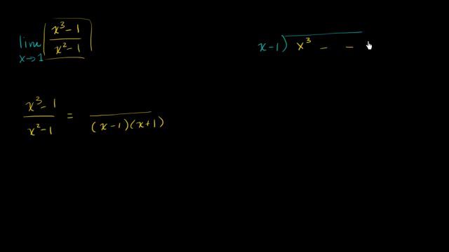 Limit by factoring cubic expression | Limits | Differential Calculus | Khan Academy