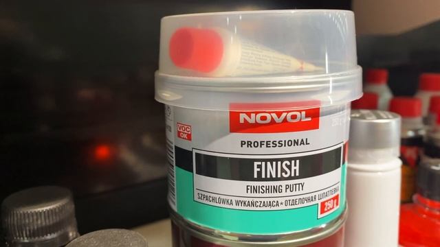Автомобильная шпаклевка полиэфирная для авто Novol FINISH Professional Finishing Putty 1120