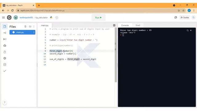 Sum of two digit number in python - Python Tutorial | Day 2 - Part 3 смотреть онлайн