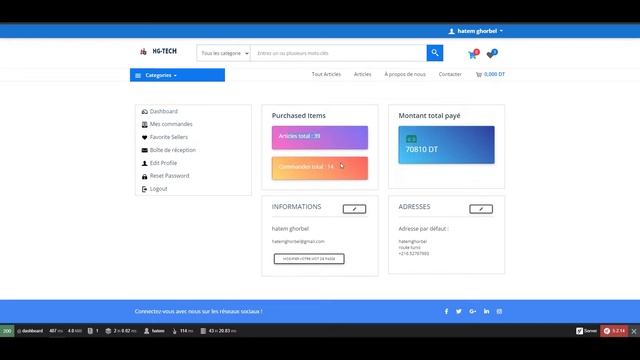 Symfony Ajax Ecommerce Web Application