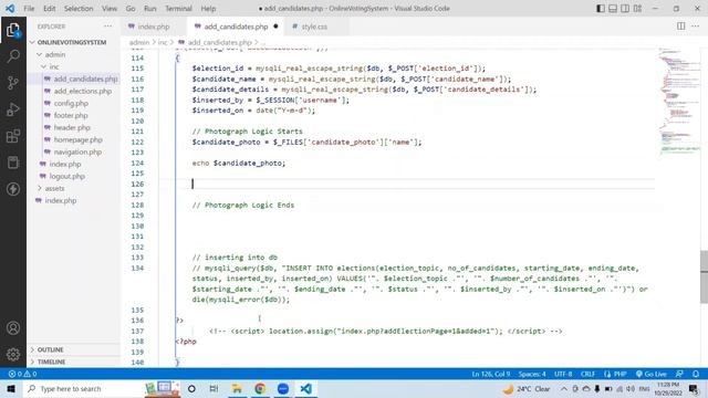 Online Voting System Project in PHP with Source Code | Complete Mini Project