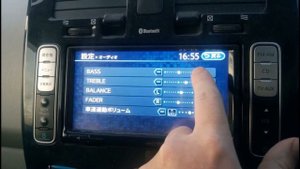 Как включить эквалайзер в магнитоле NISSAN LEAF (AZE0)